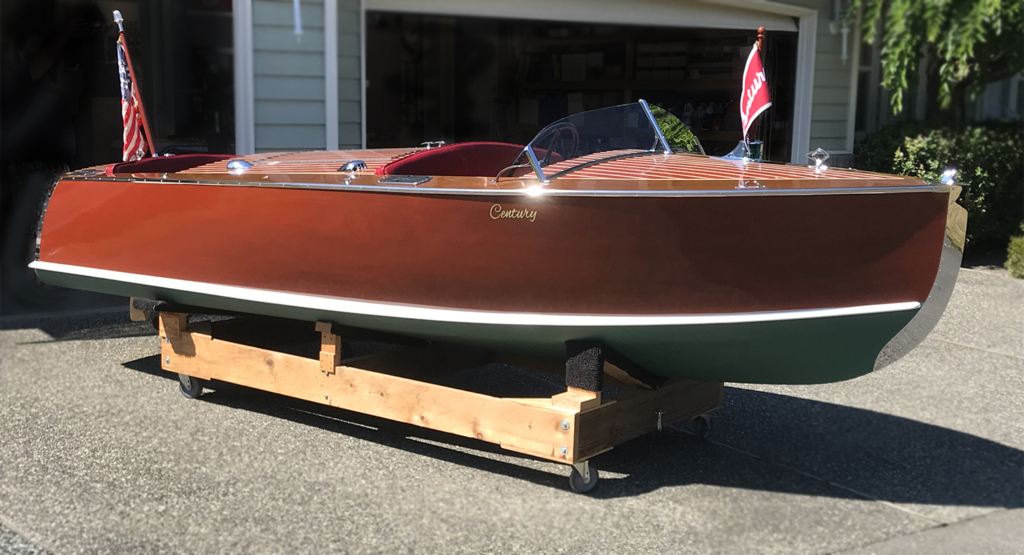 1942 15.5ft Century Seamaid owned and restored by Robert Trentman